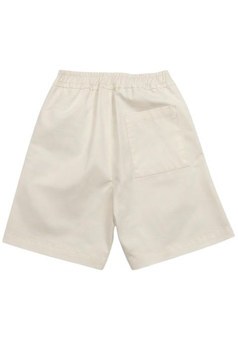 Cream cotton Bermuda shorts for children Manuel Ritz | 3376PANNA